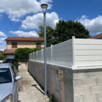 Kit Clôture Aluminium lames persiennes Blanc RAL910 "Liya" - Görsel 14