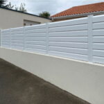 Kit Clôture Aluminium lames persiennes Blanc RAL910 "Liya" - Görsel 12