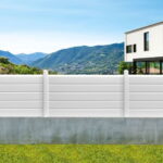 Kit Clôture Aluminium lames persiennes Blanc RAL910 "Liya" - Görsel 13