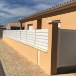 Kit Clôture Aluminium lames persiennes Blanc RAL910 "Liya" - Görsel 5