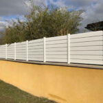Kit Clôture Aluminium lames persiennes Blanc RAL910 "Liya" - Görsel 9