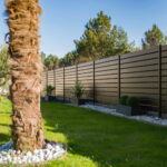 Kit Clôture Aluminium lames persiennes Noir RAL9005 "Liya" - Görsel 2